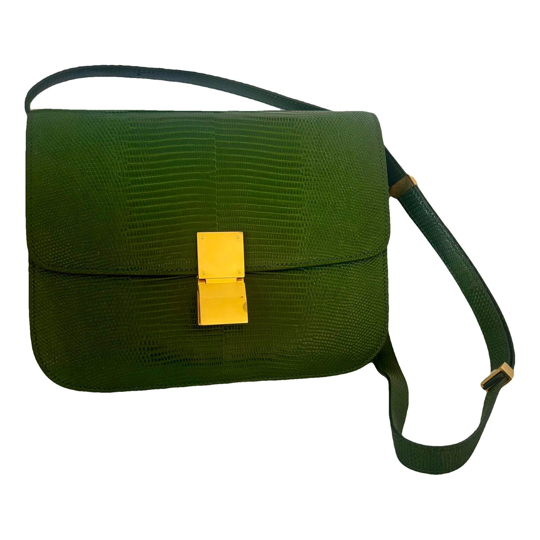 Classic leather crossbody bag