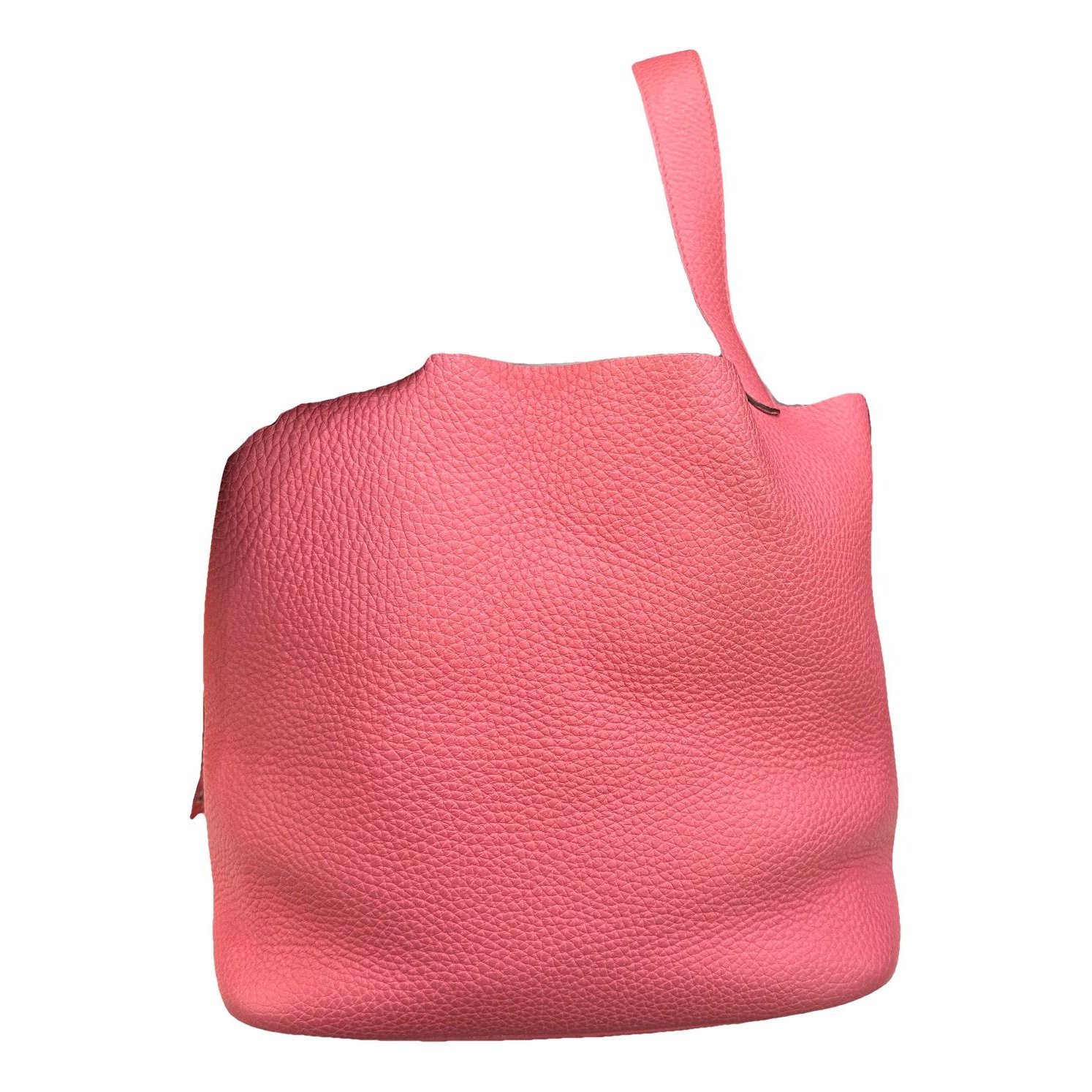 Picotin leather tote