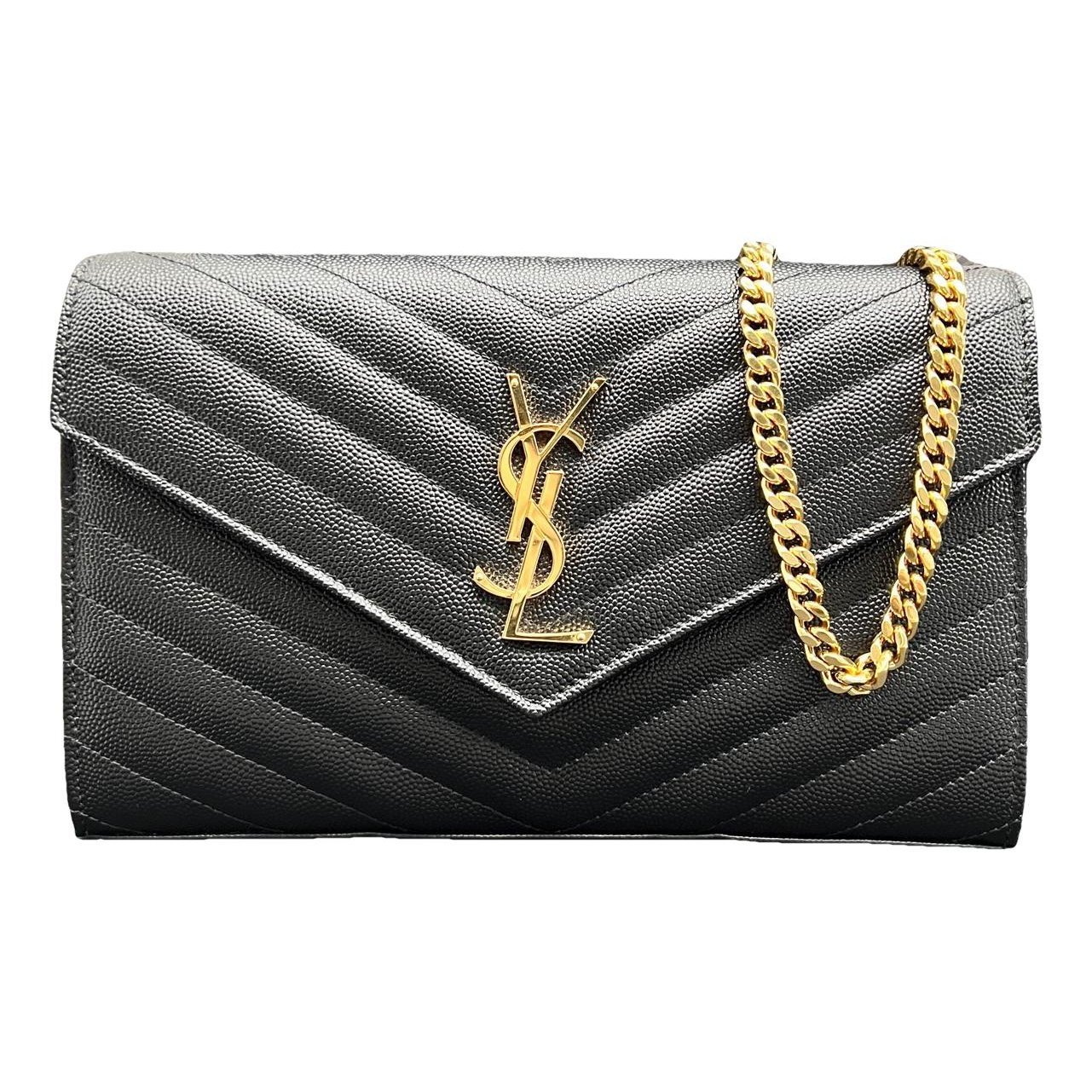 Envelope leather crossbody bag