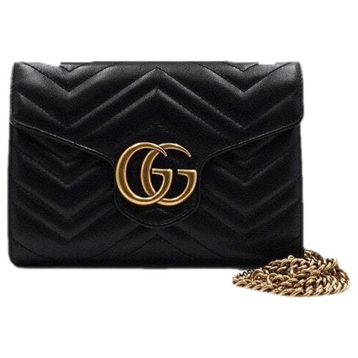 Leather clutch bag