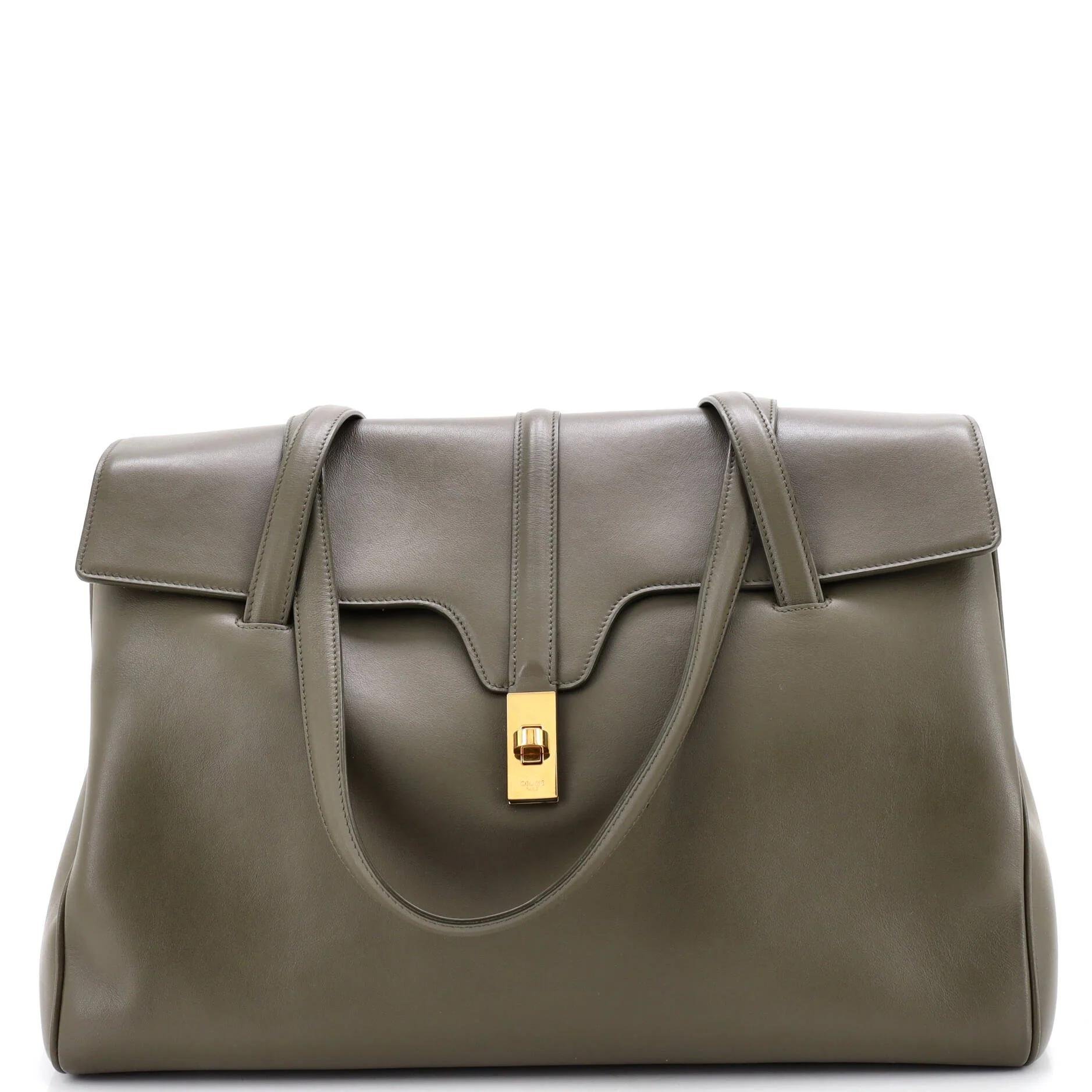 Leather handbag