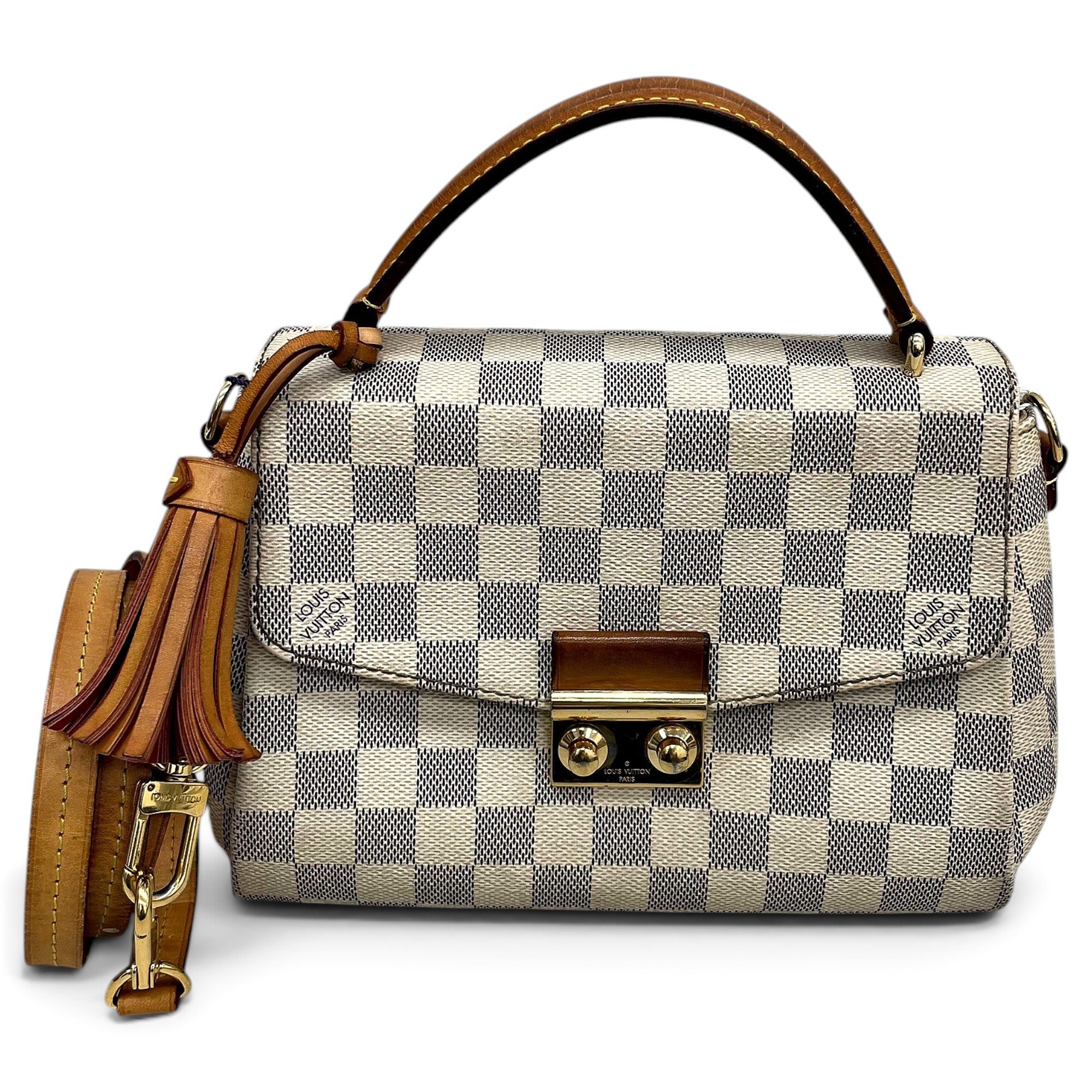 Croisette leather handbag