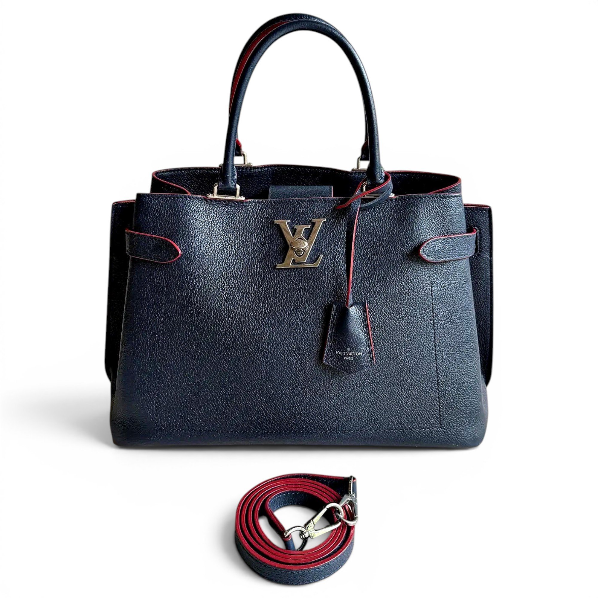 Lockmeto leather handbag