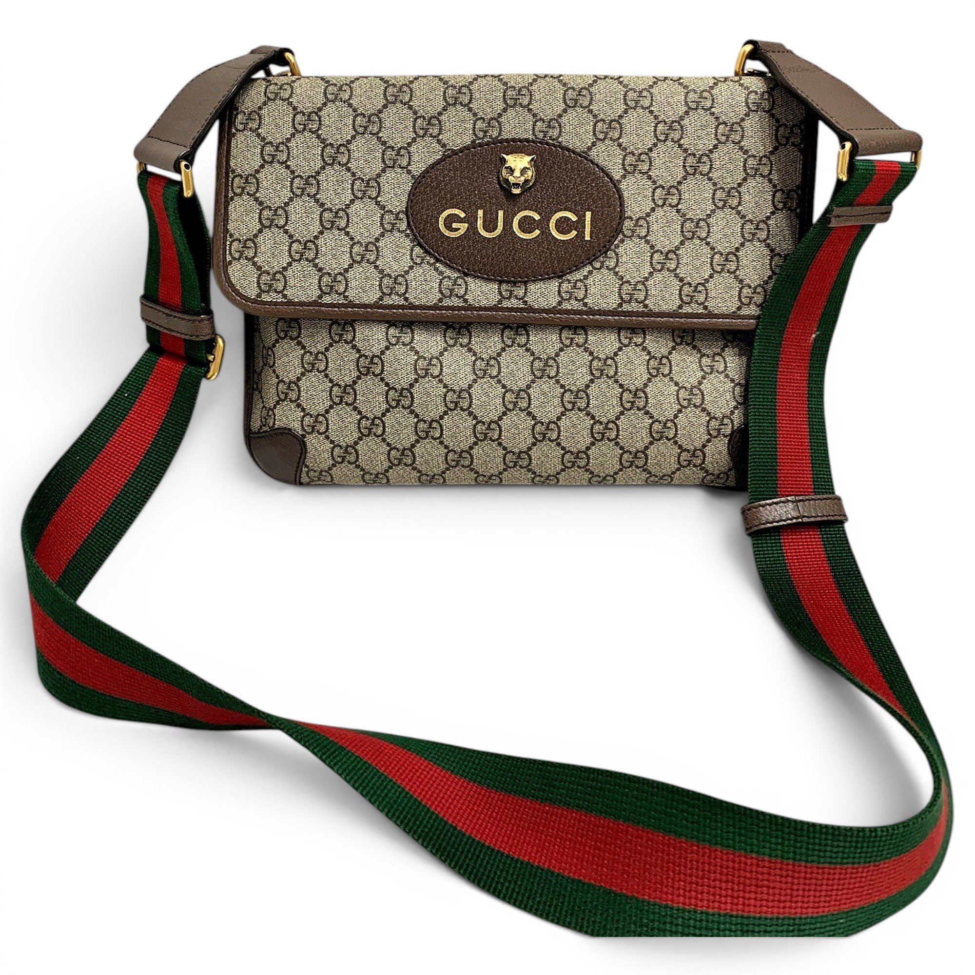 Ophidia GG Supreme leather handbag