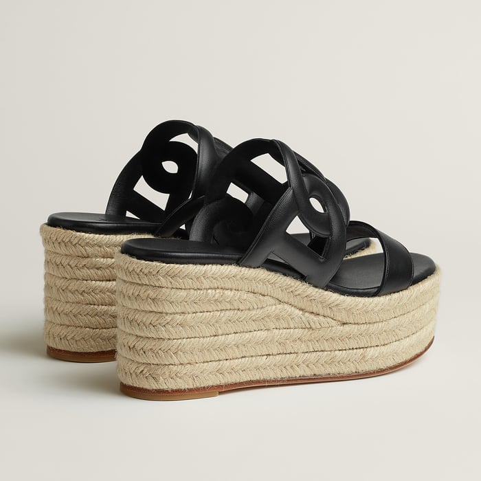 Noir Ithea 30 Espadrille