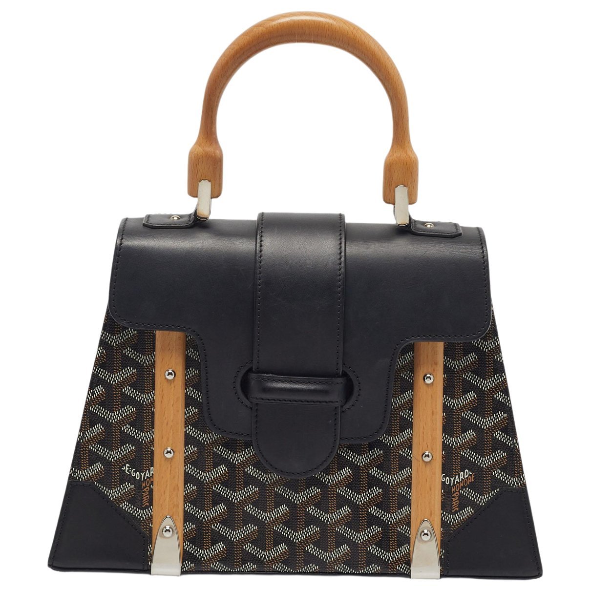 Goyard Saïgon leather satchel