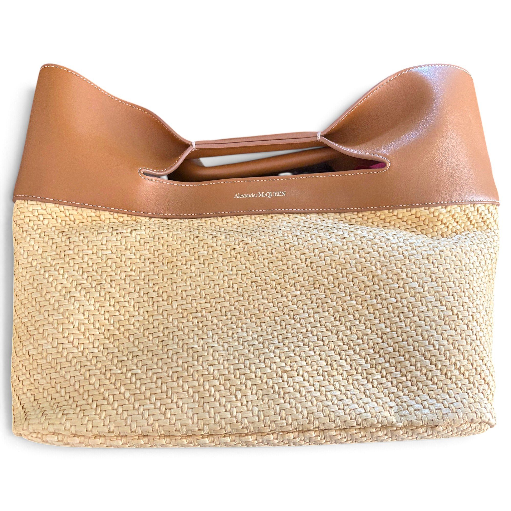 Leather tote