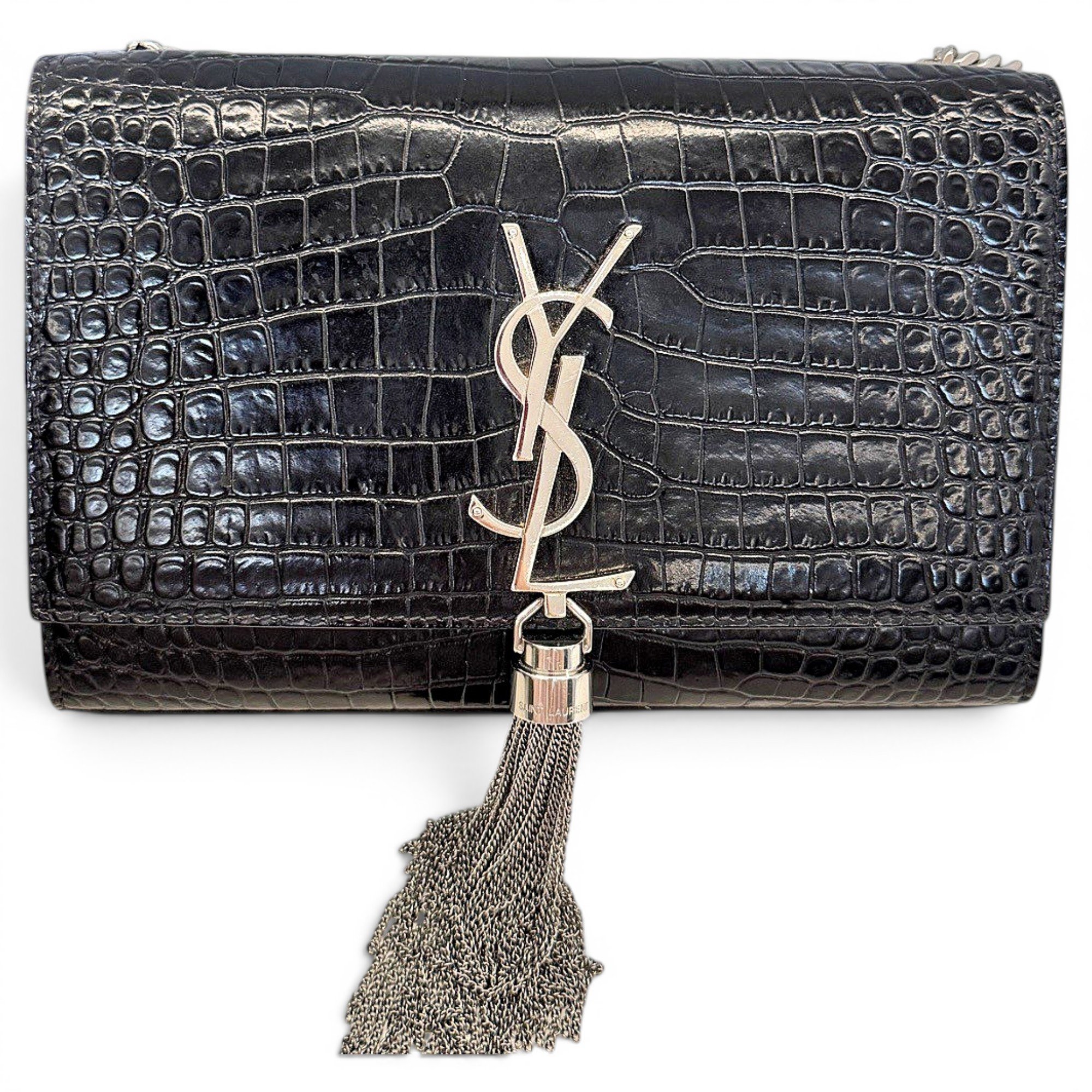 Pompom Kate leather crossbody bag