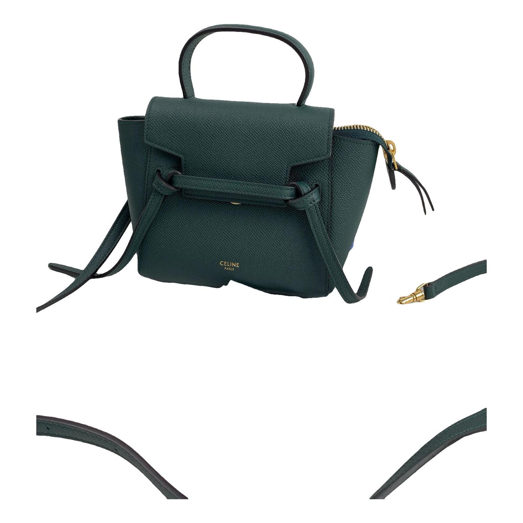 Belt leather handbag