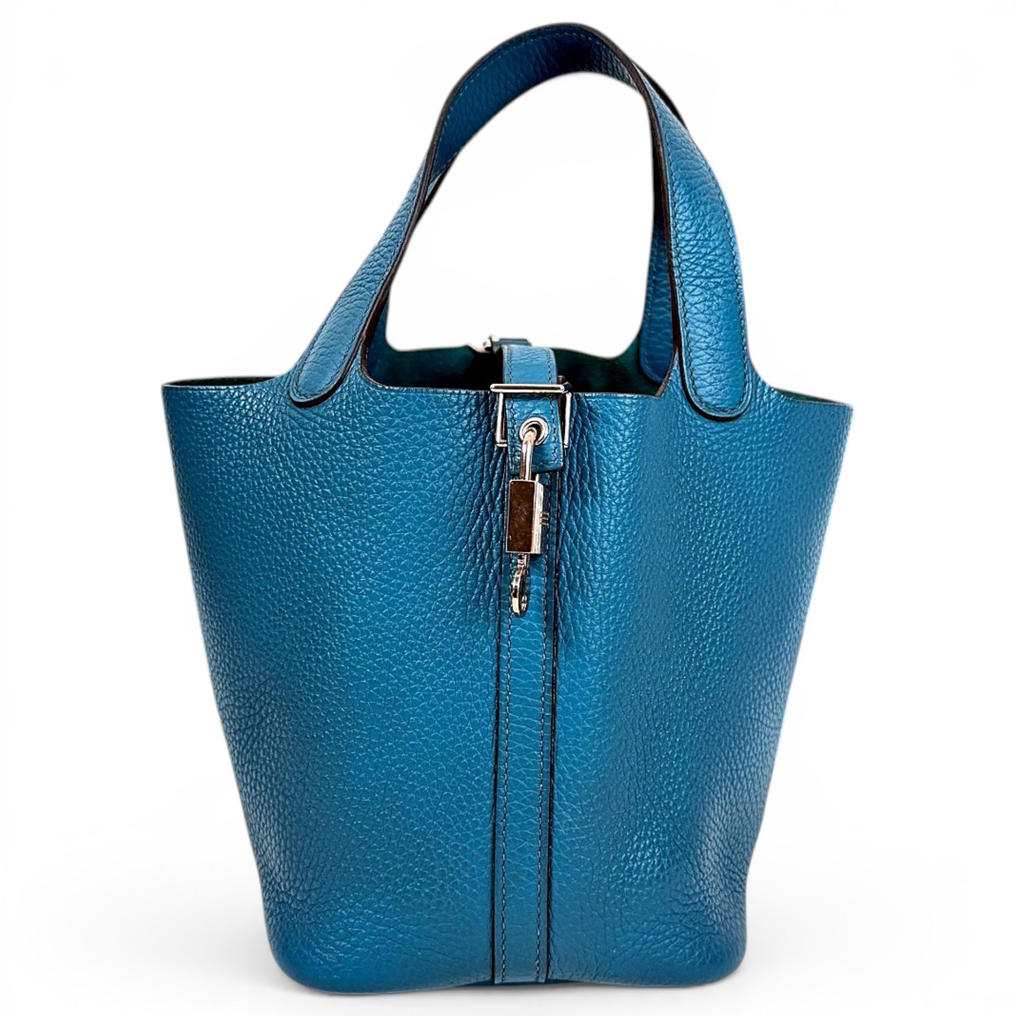 Picotin leather handbag
