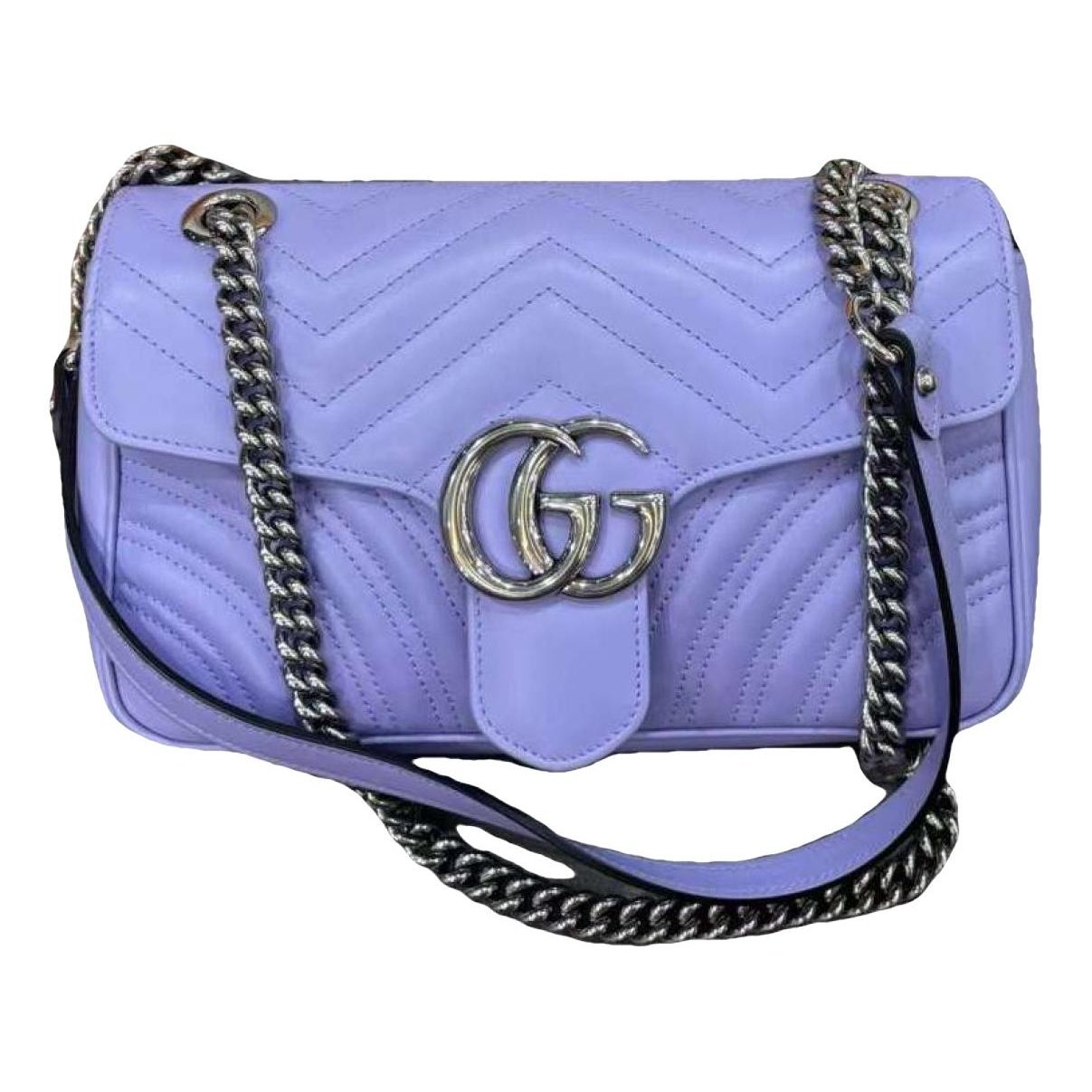 GG Marmont Flap leather crossbody bag