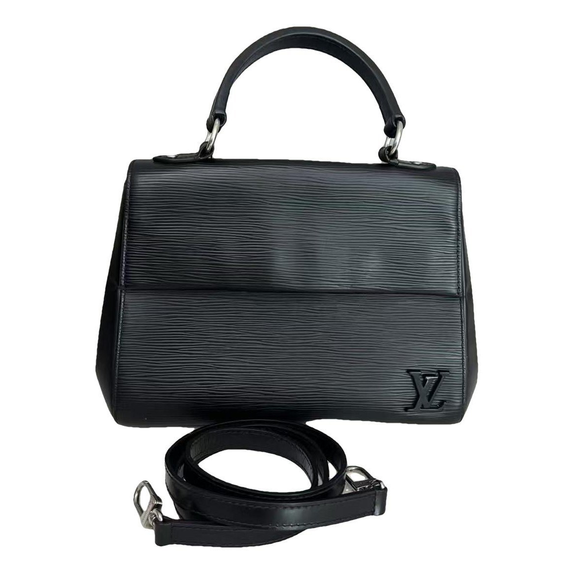 Double jeu leather handbag