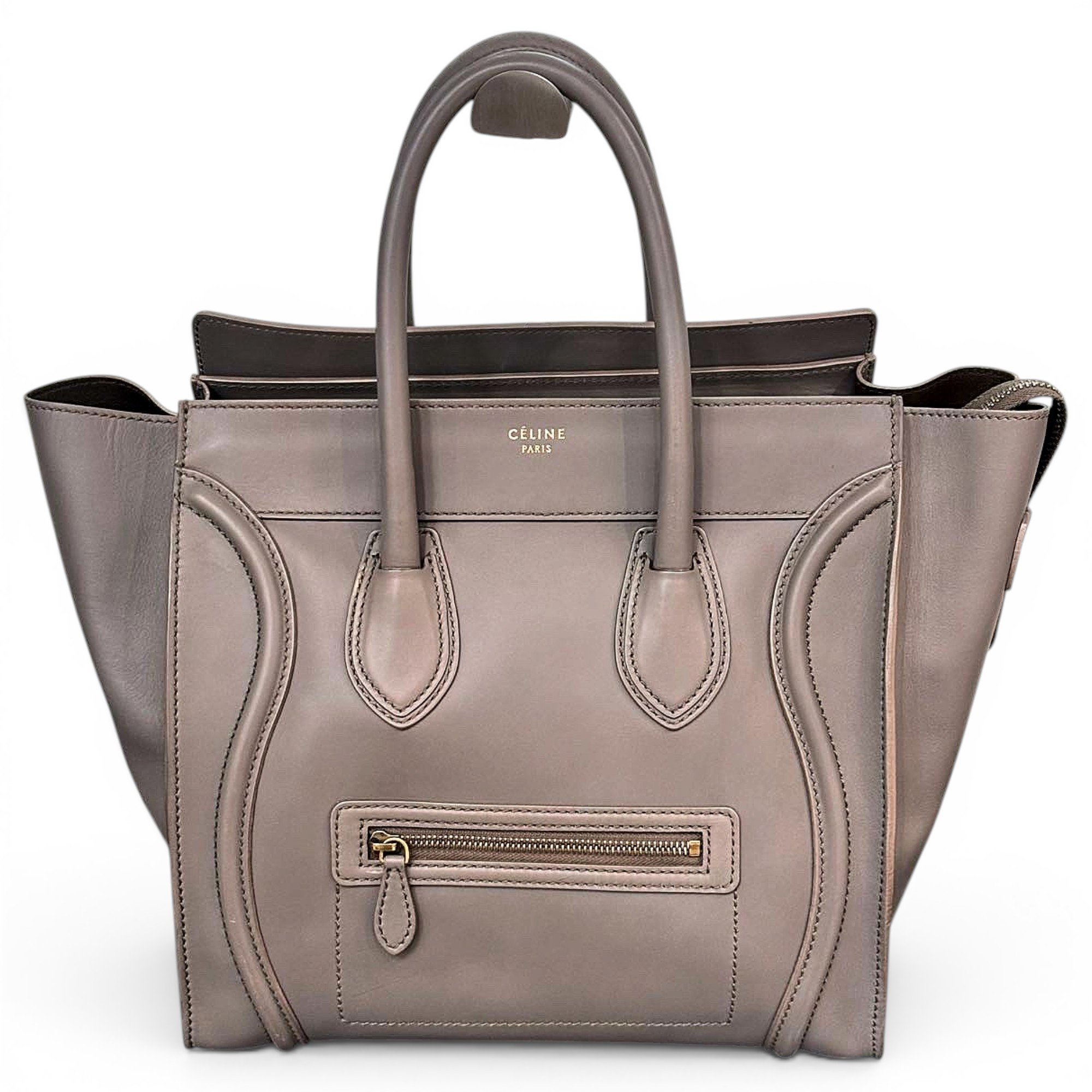 Luggage leather handbag