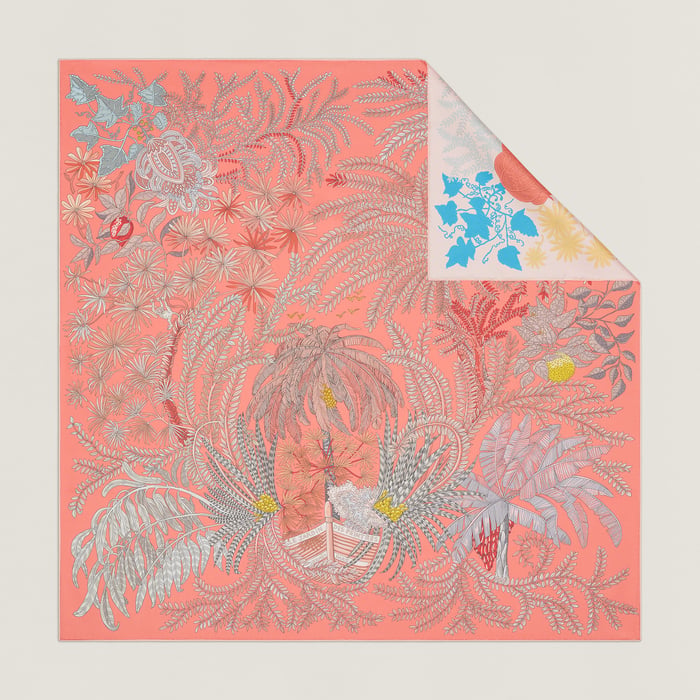 Le Jardin Des Peintres Double Face Scarf 90