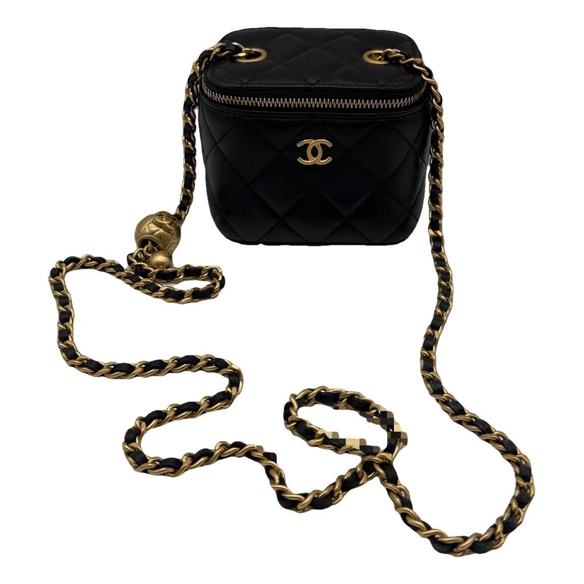 Trendy CC Vanity leather handbag