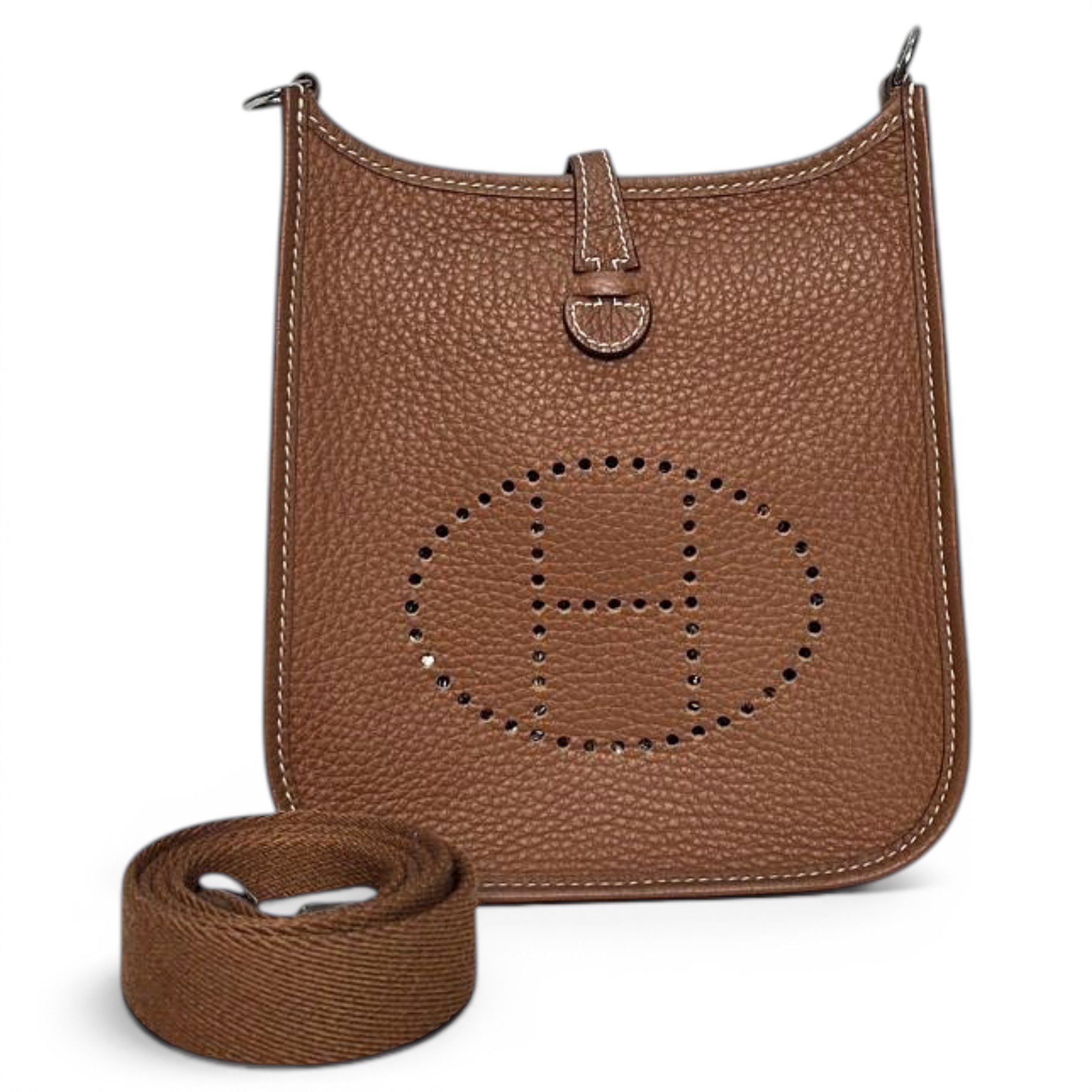 Mini Evelyne leather crossbody bag