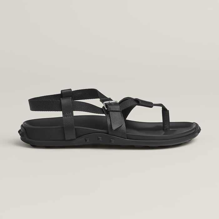 Noir Inboard Sandal