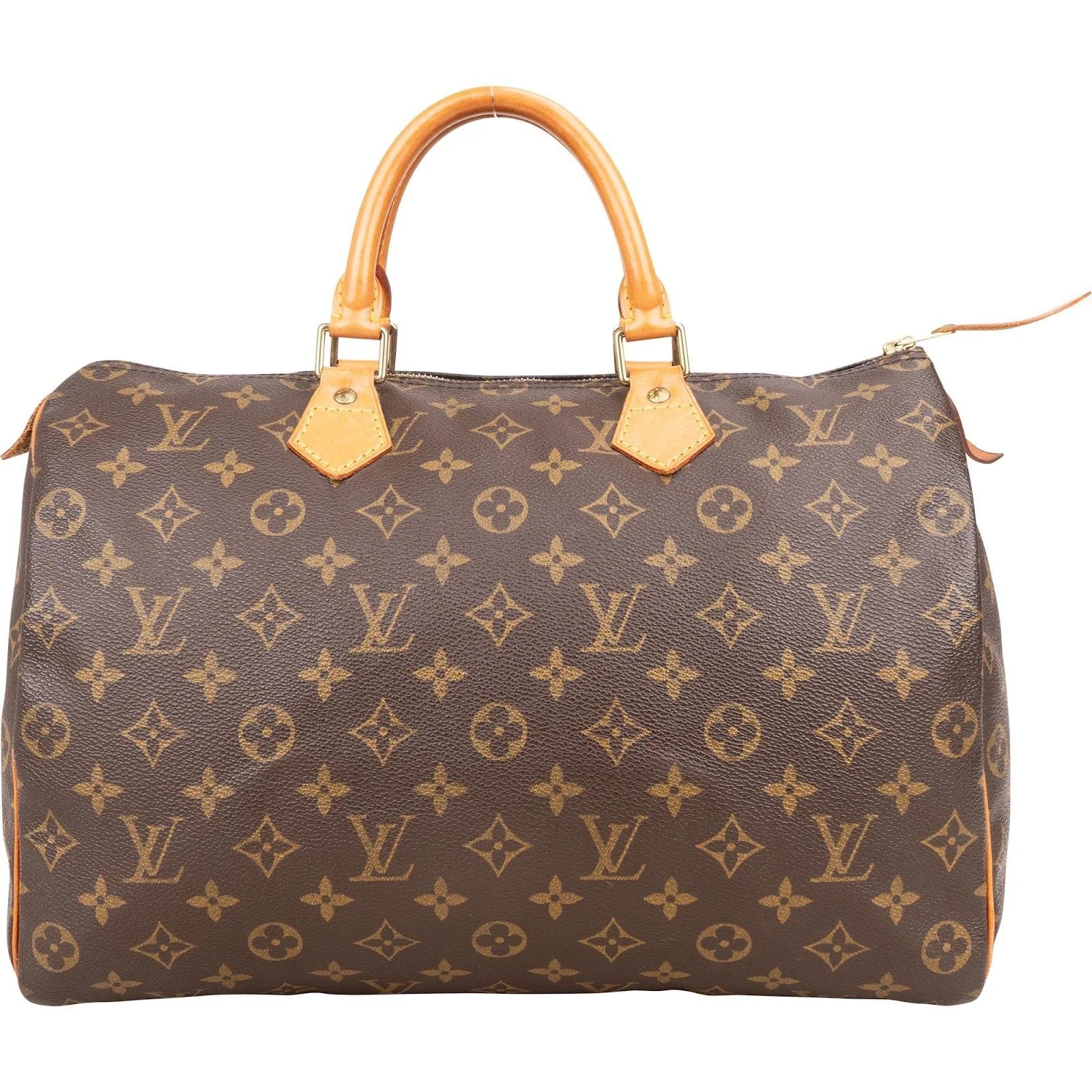Speedy leather handbag