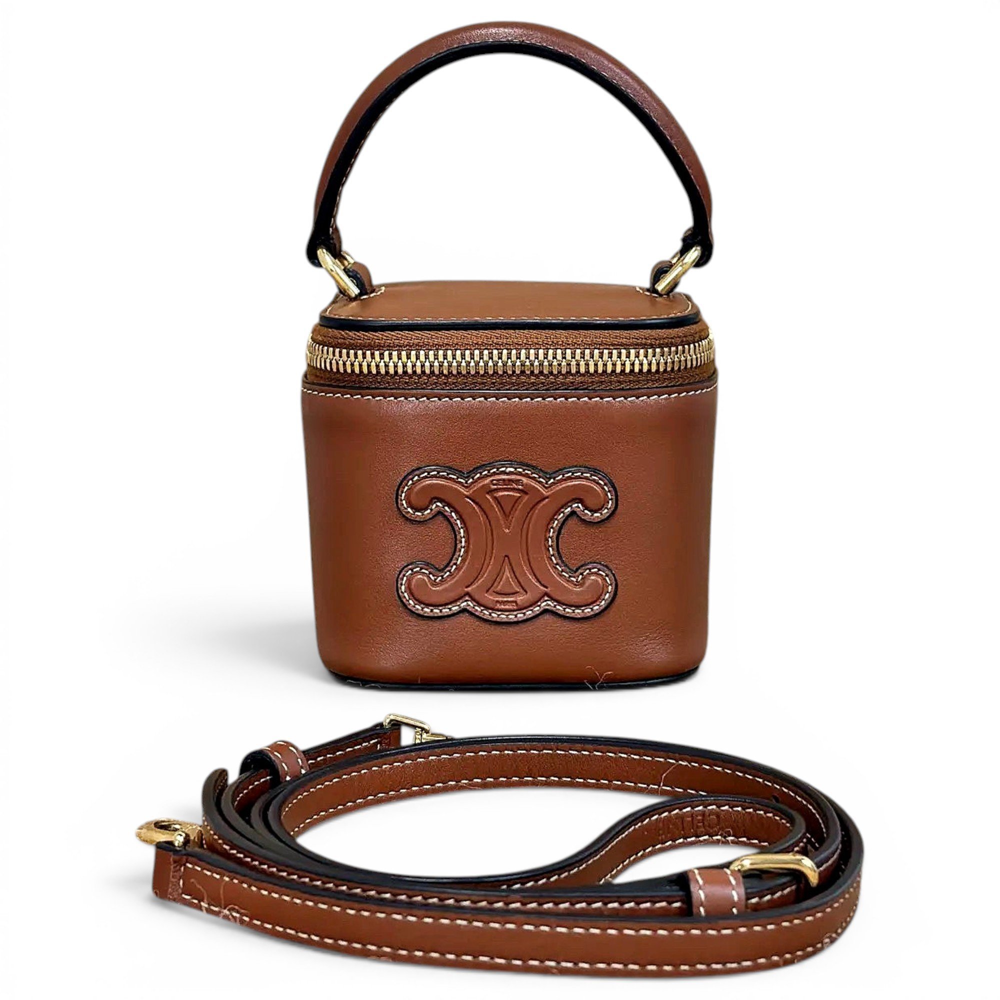 Leather handbag