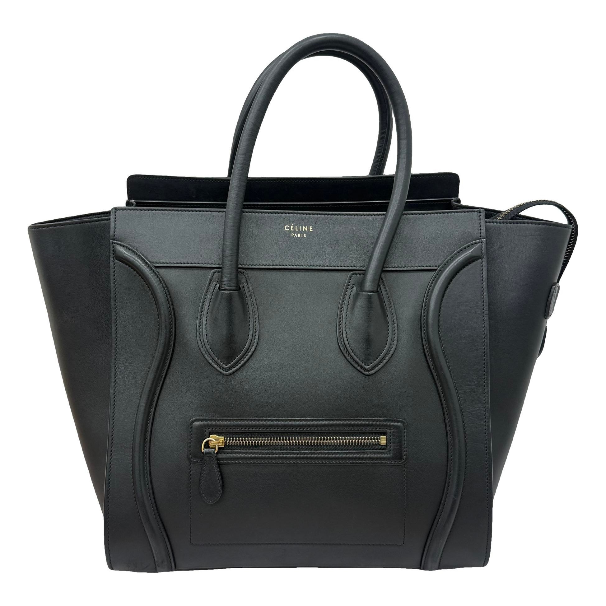 Luggage leather handbag
