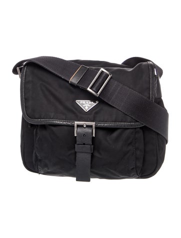 Tessuto Nylon Messenger Bag Vintage