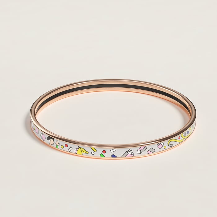 Gris l'Epopee d'Hermès Bangle