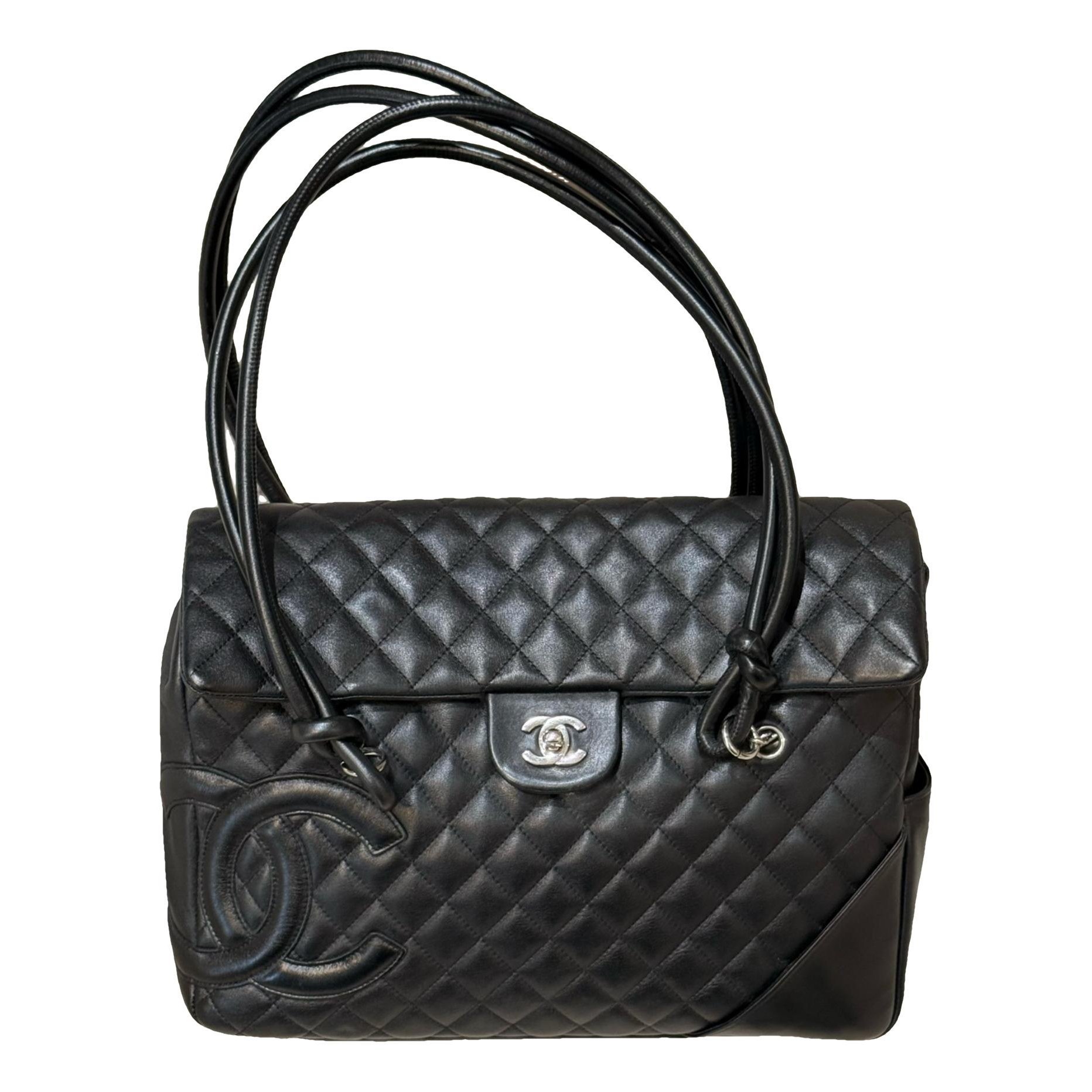 Cambon Reporter leather handbag