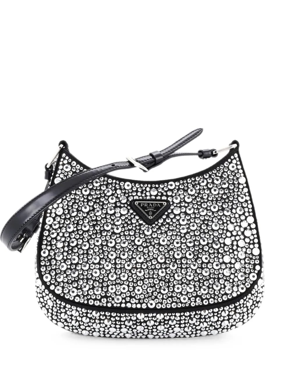 Cleo Shoulder Bag Crystal Embellished Satin Small crossbody bag