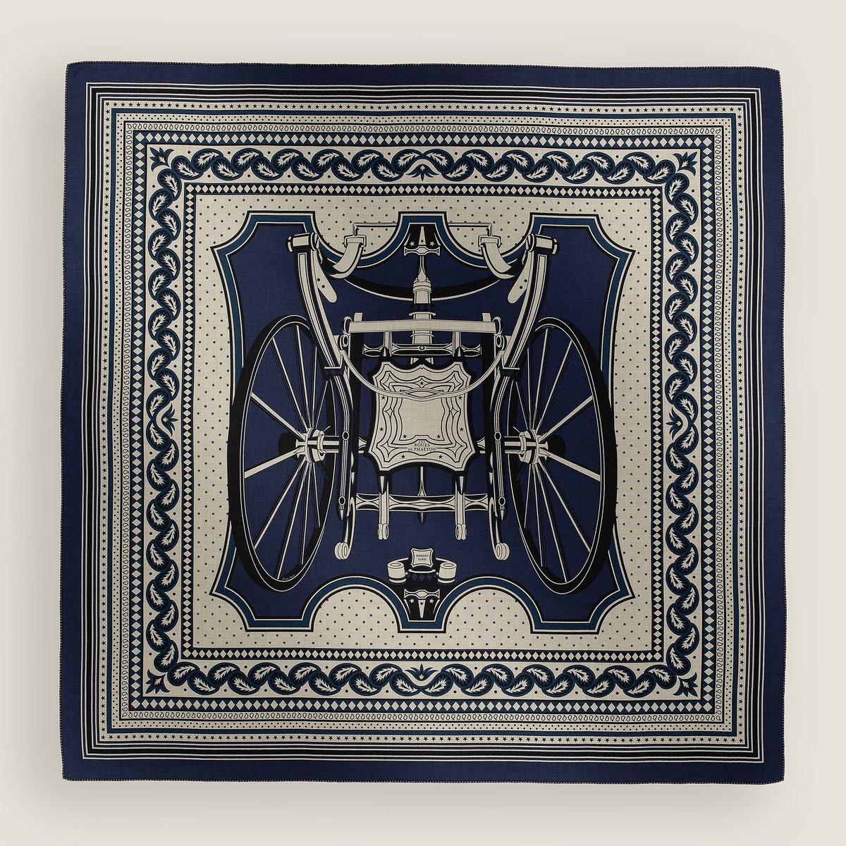 Châle 140 Les Roues de Phaéton Bandana