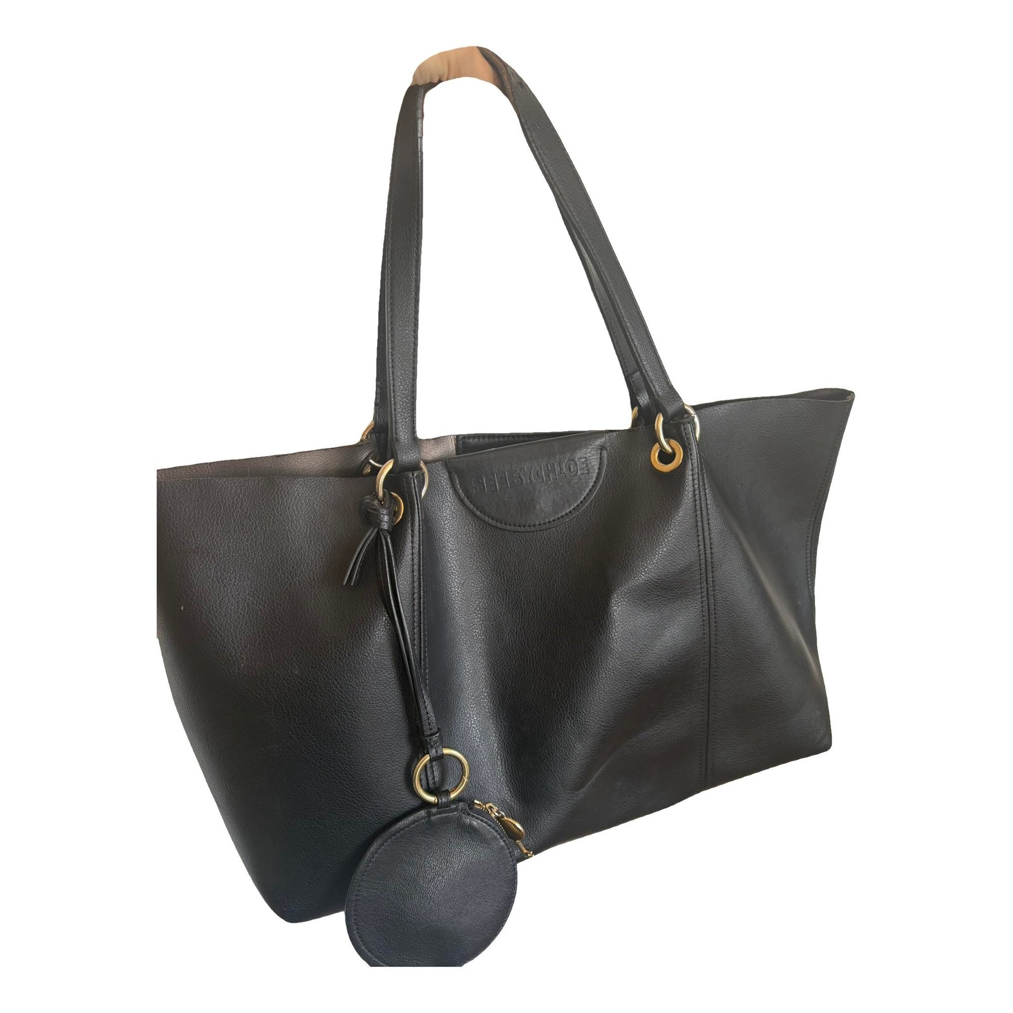 Leather tote
