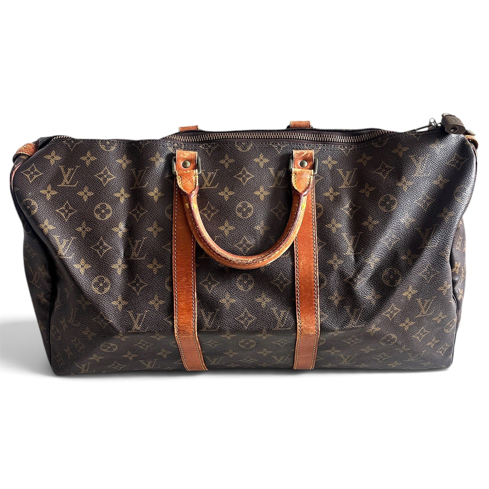 Keepall leather 48h bag
