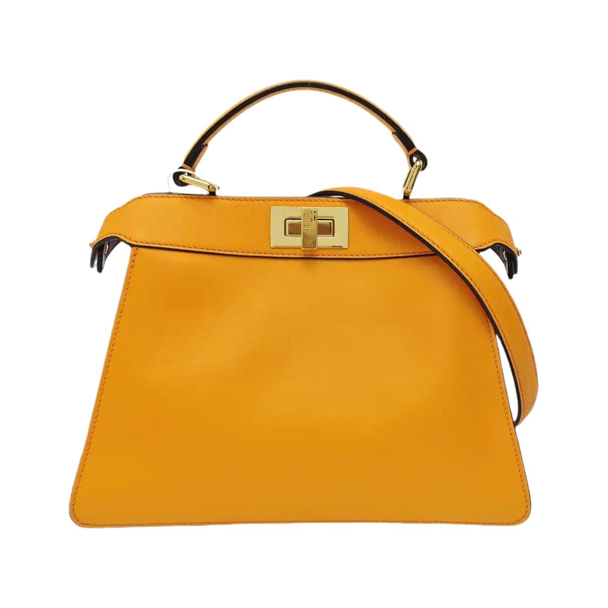 Peekaboo leather handbag