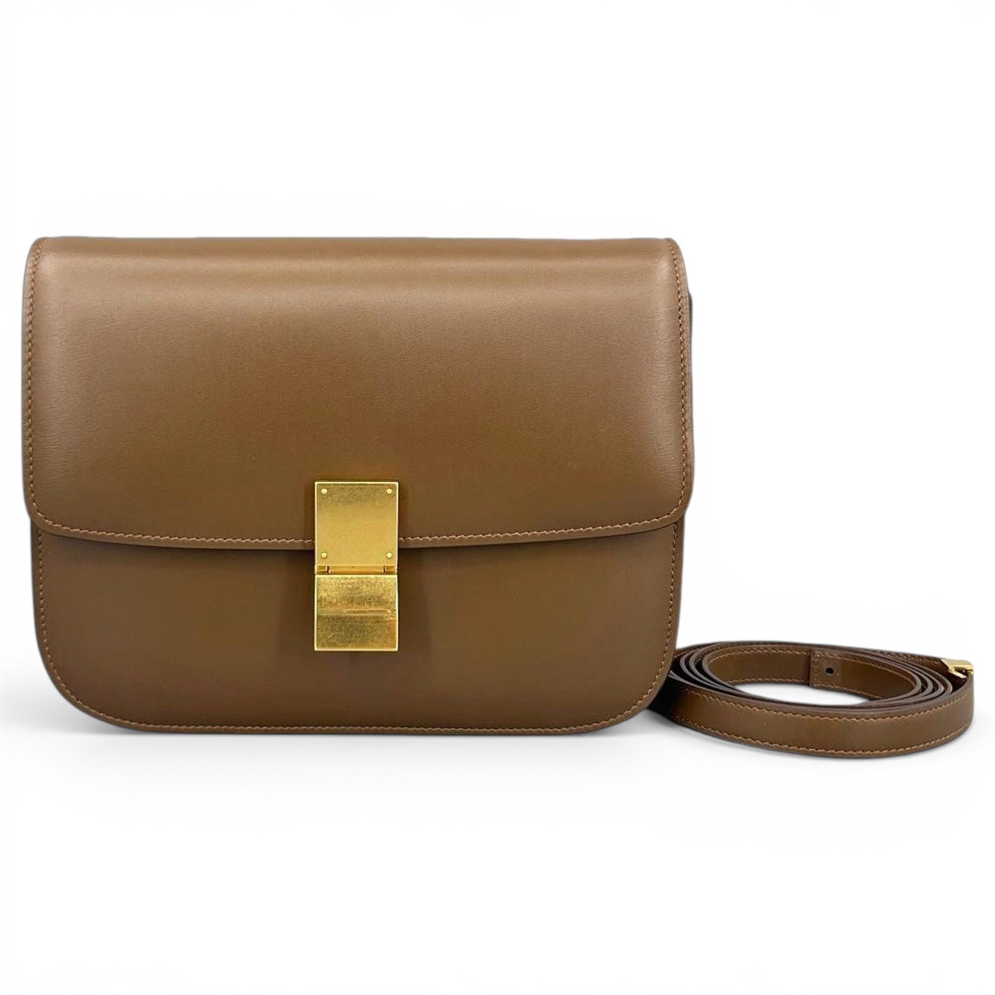 Classic leather handbag