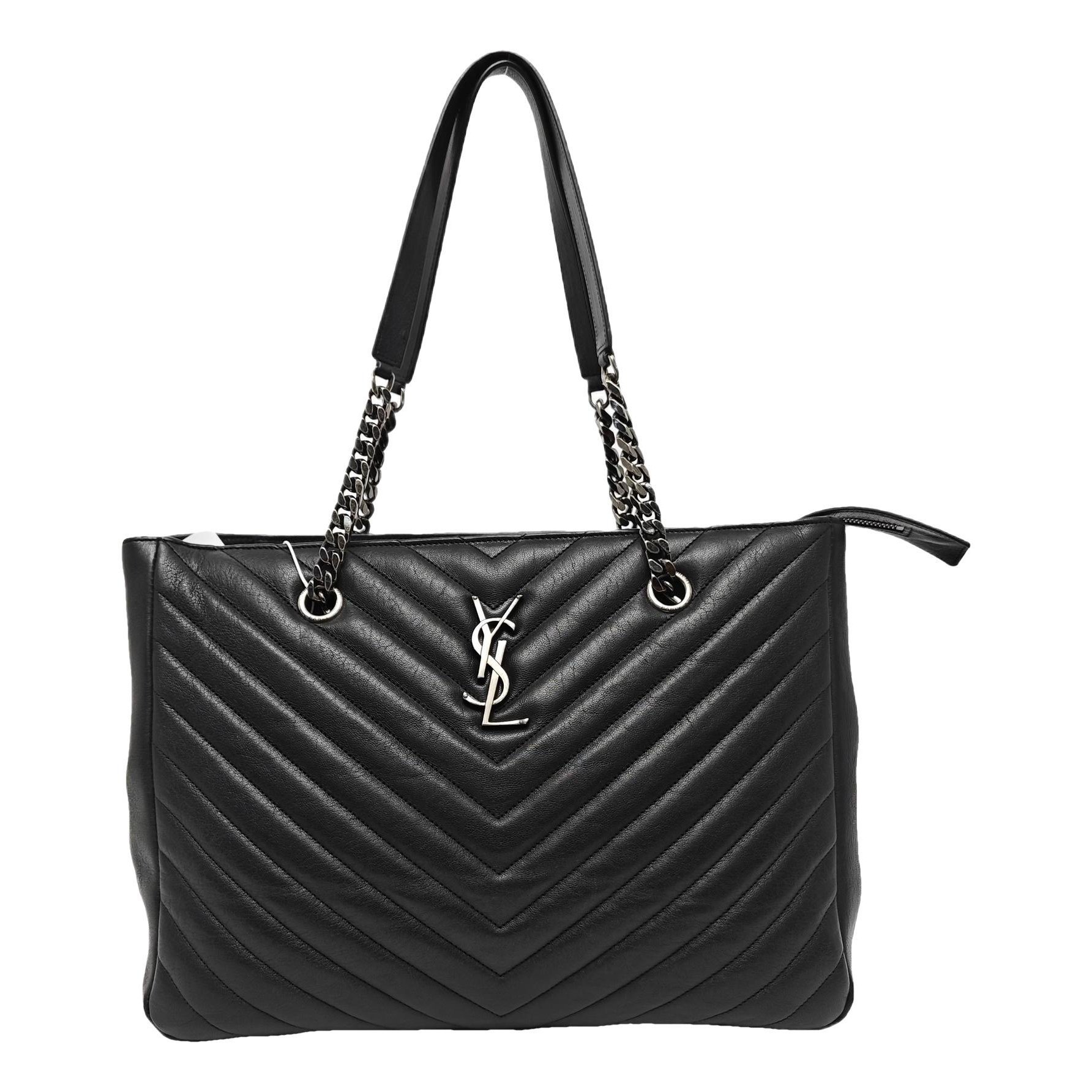 Shopping monogramme leather handbag