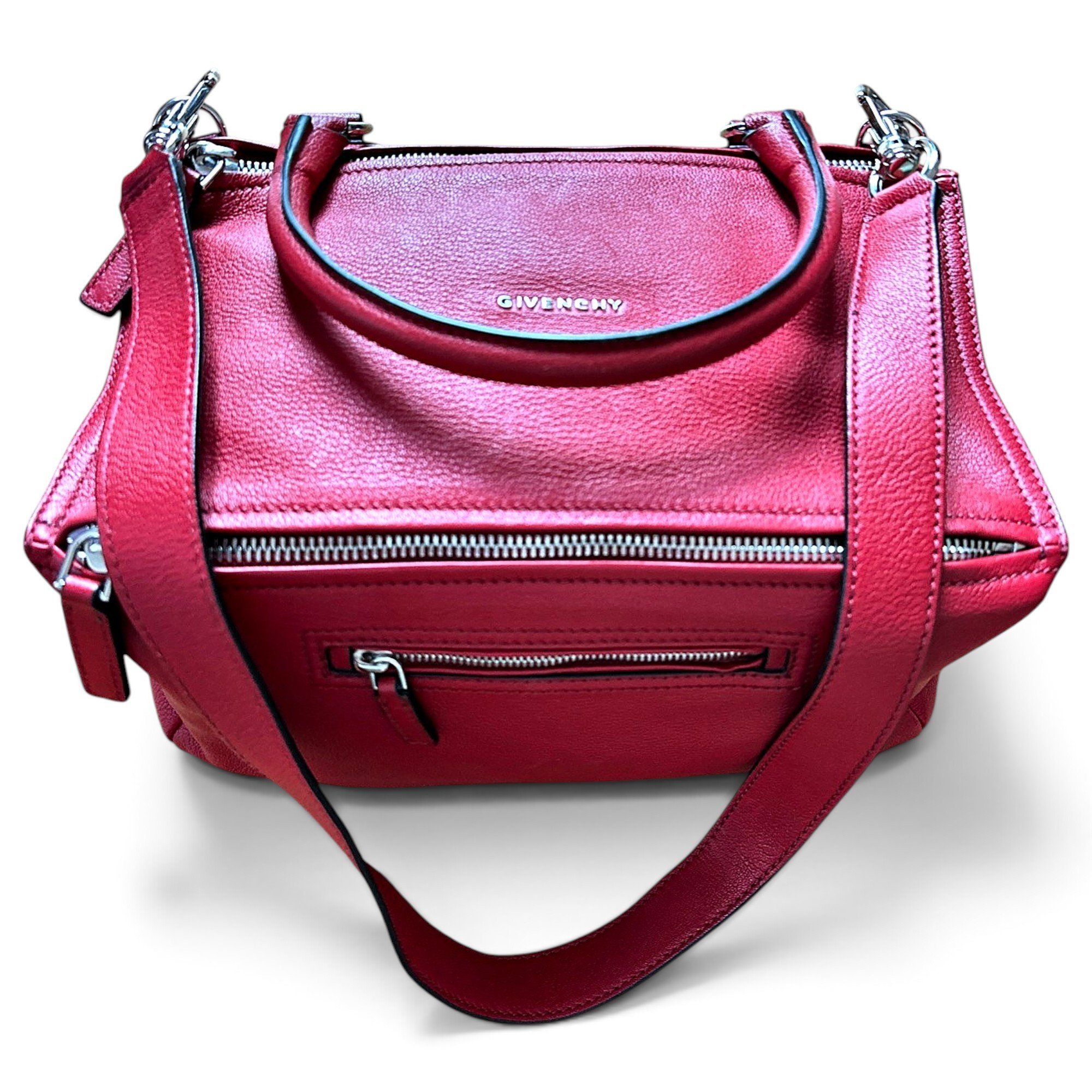 Pandora Box leather crossbody bag