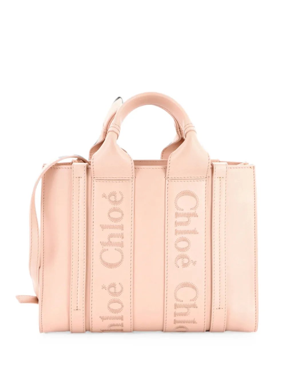 Woody Convertible Leather Small tote bag