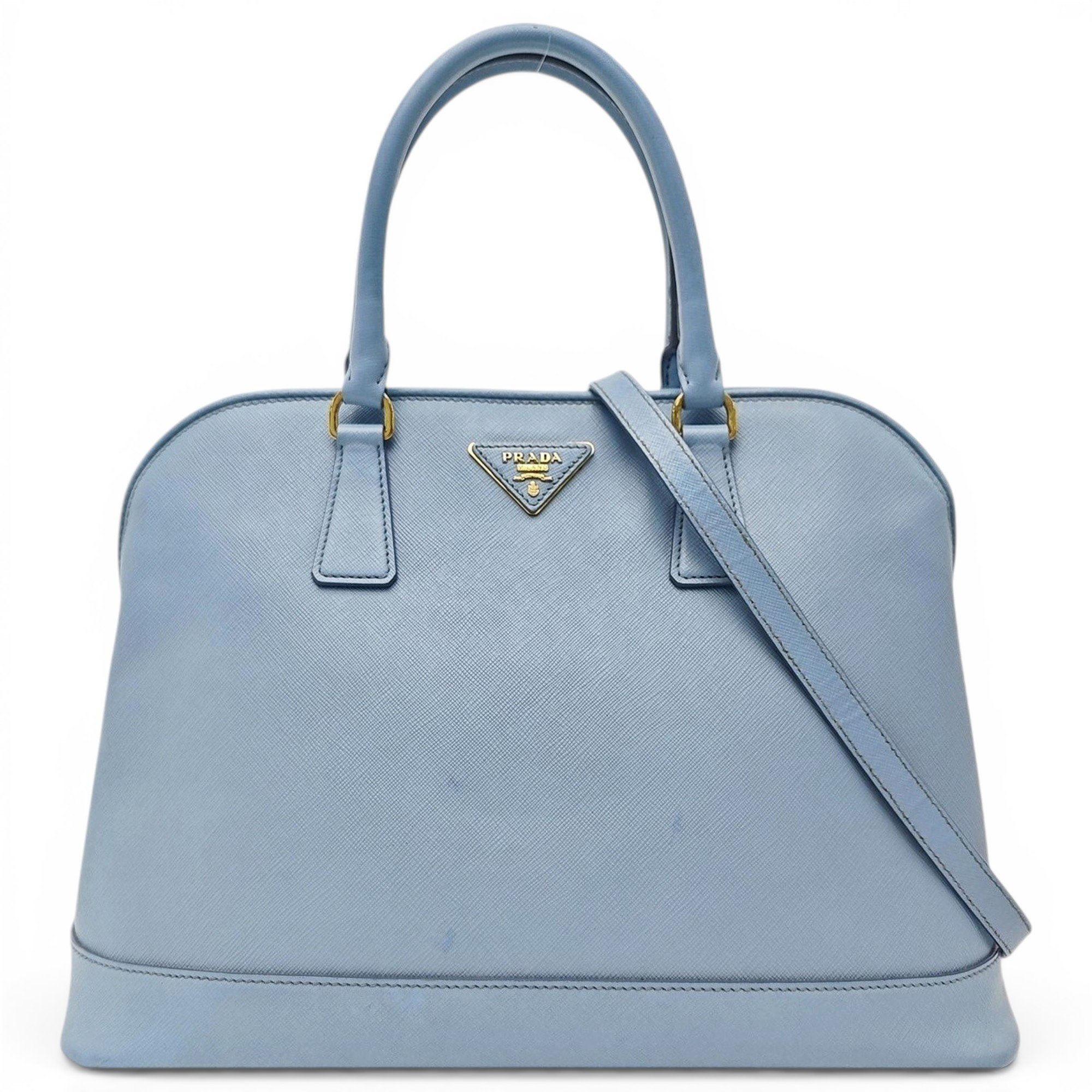 Promenade leather handbag