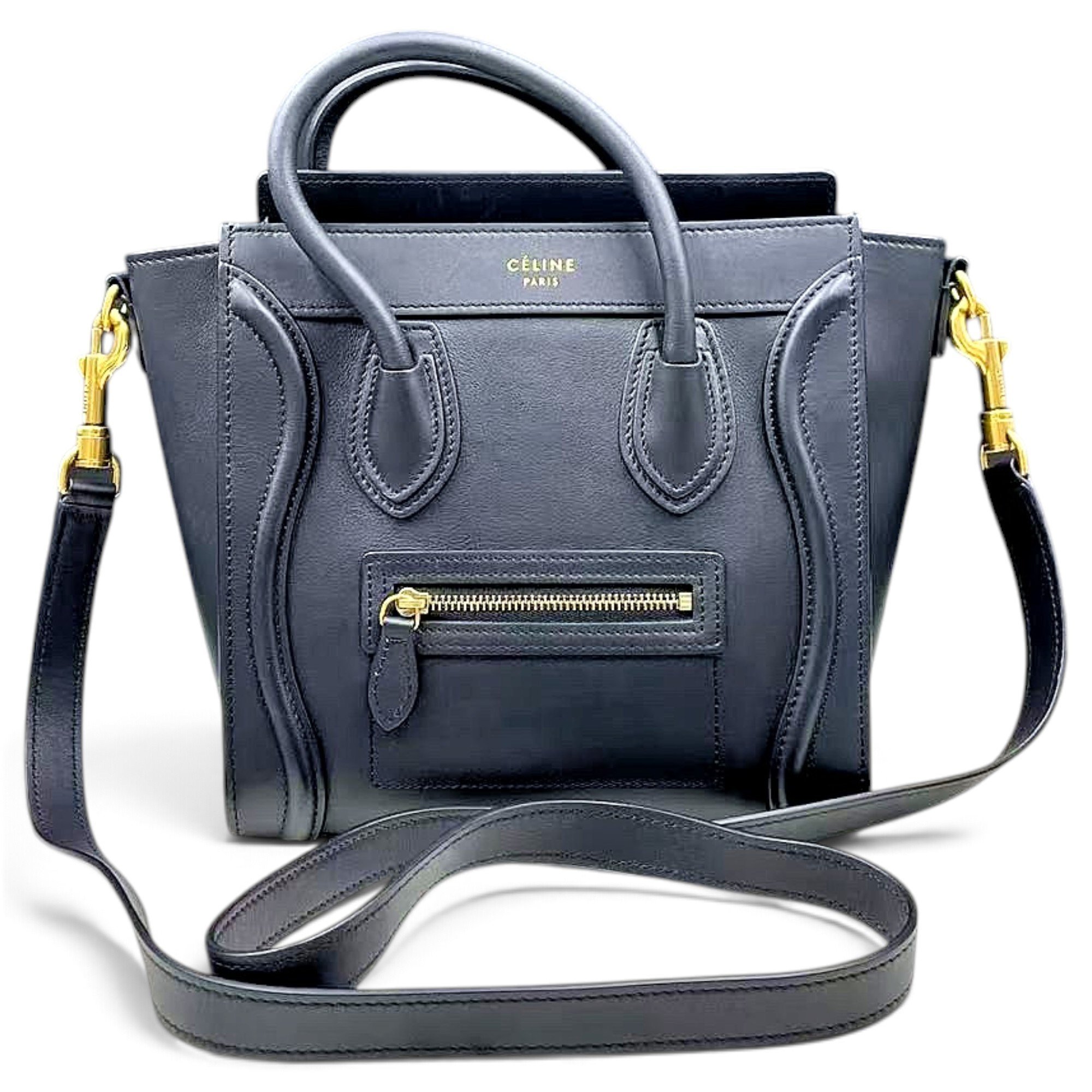 Luggage leather handbag