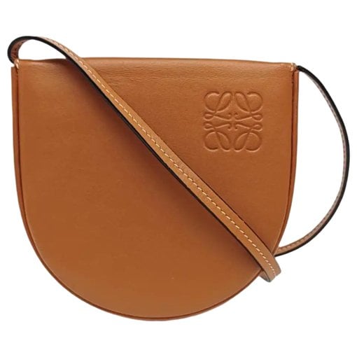 Heel leather crossbody bag