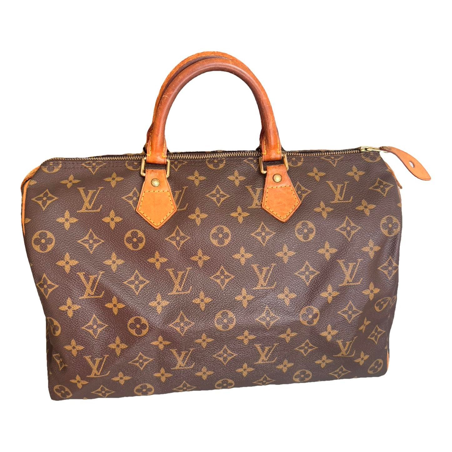 Speedy leather handbag