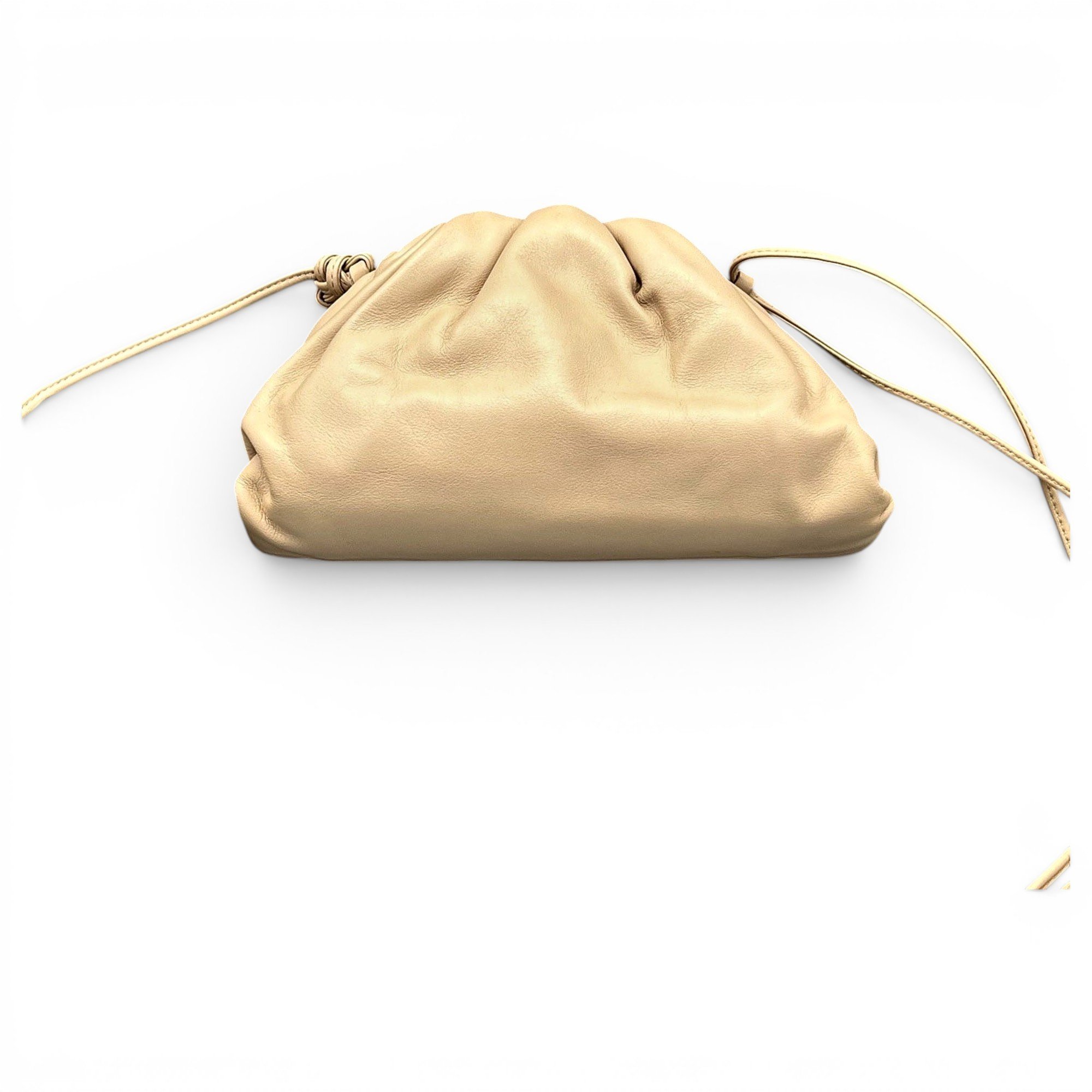 Pouch leather handbag