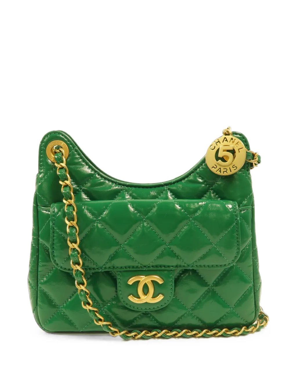 small Wavy matelassé CC cross body bag