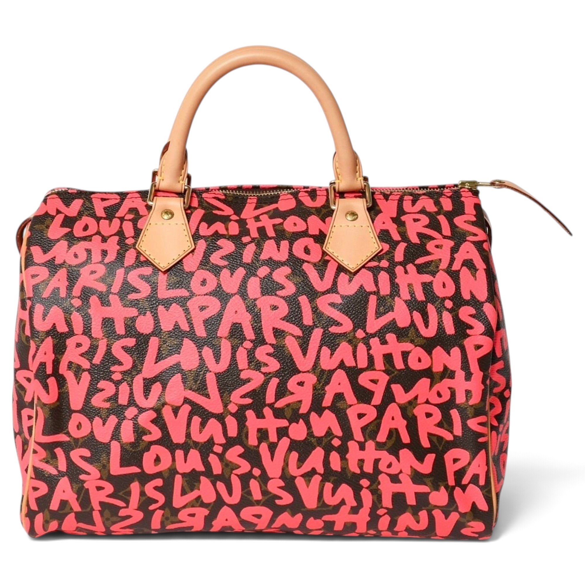 Speedy leather handbag