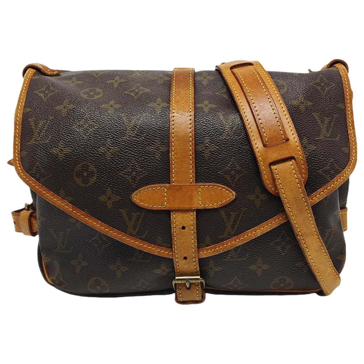Saumur leather crossbody bag