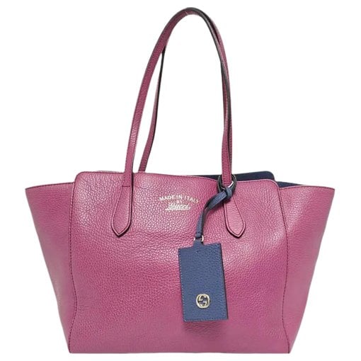 Swing leather handbag