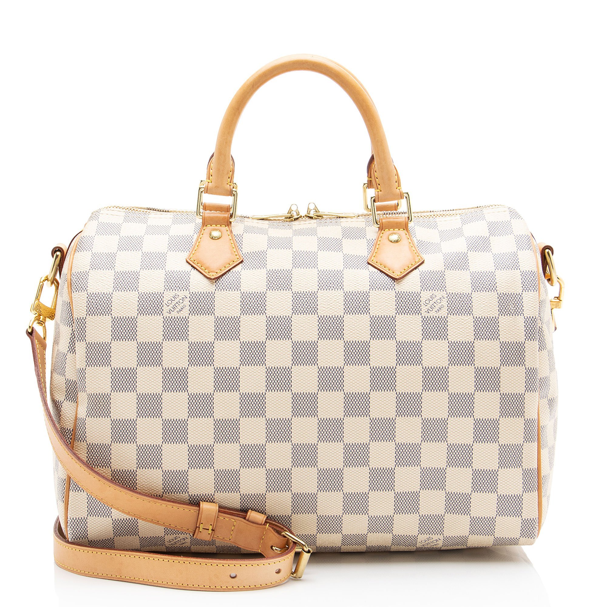 Louis Vuitton Speedy cloth satchel