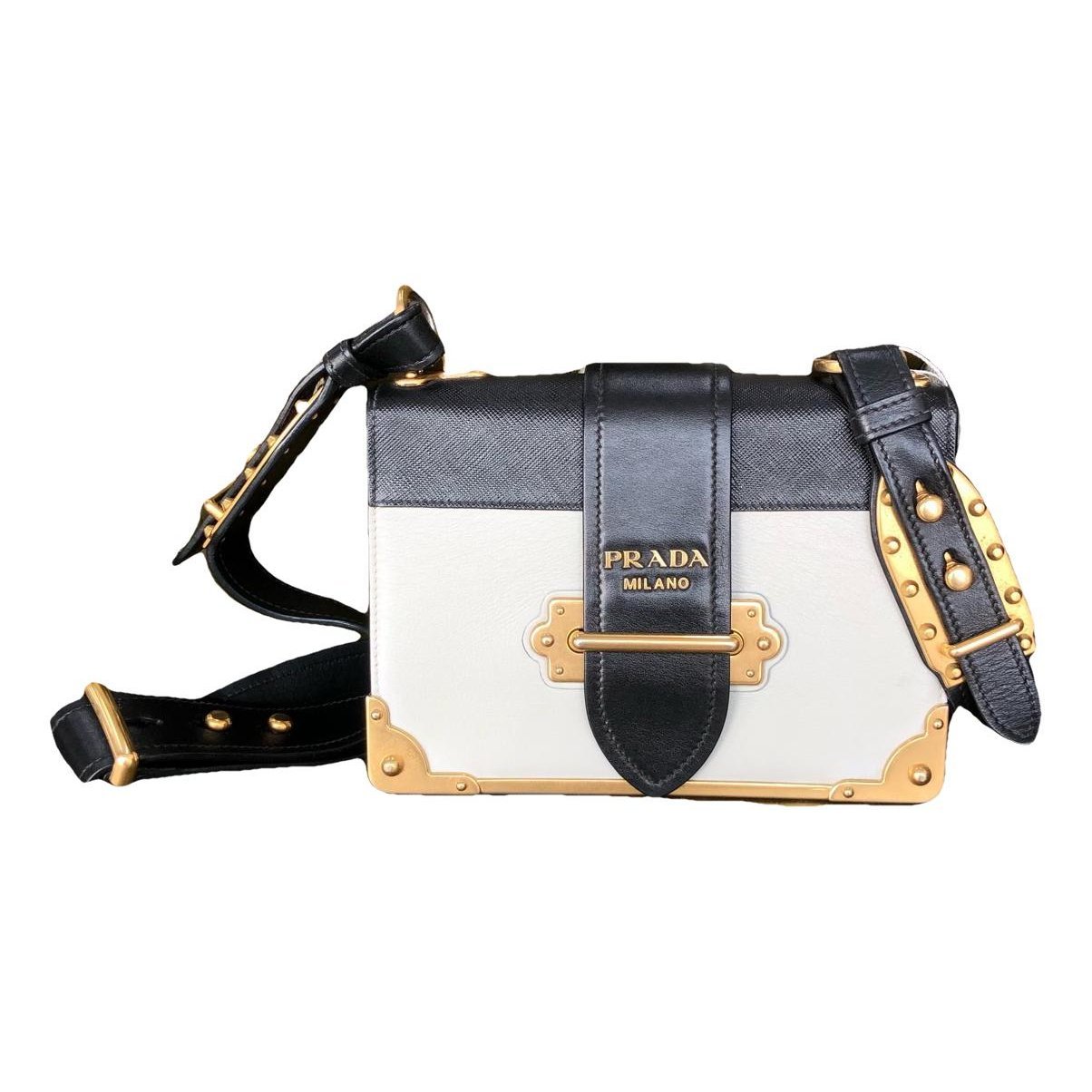 Cahier leather handbag