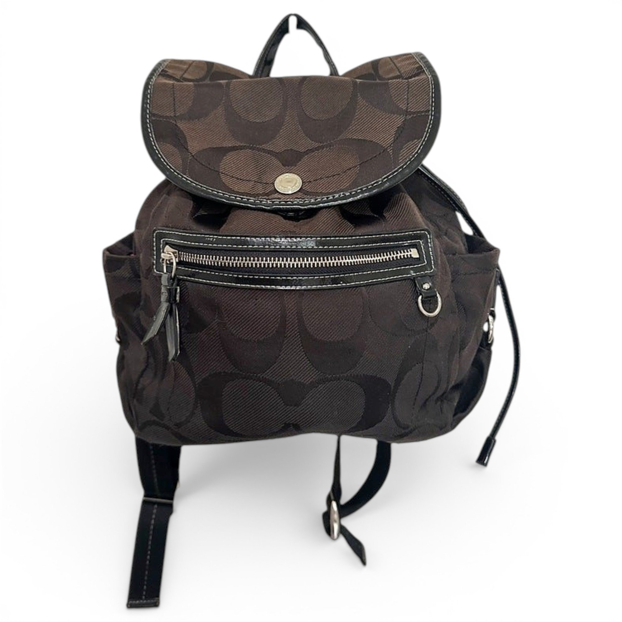 Leather backpack