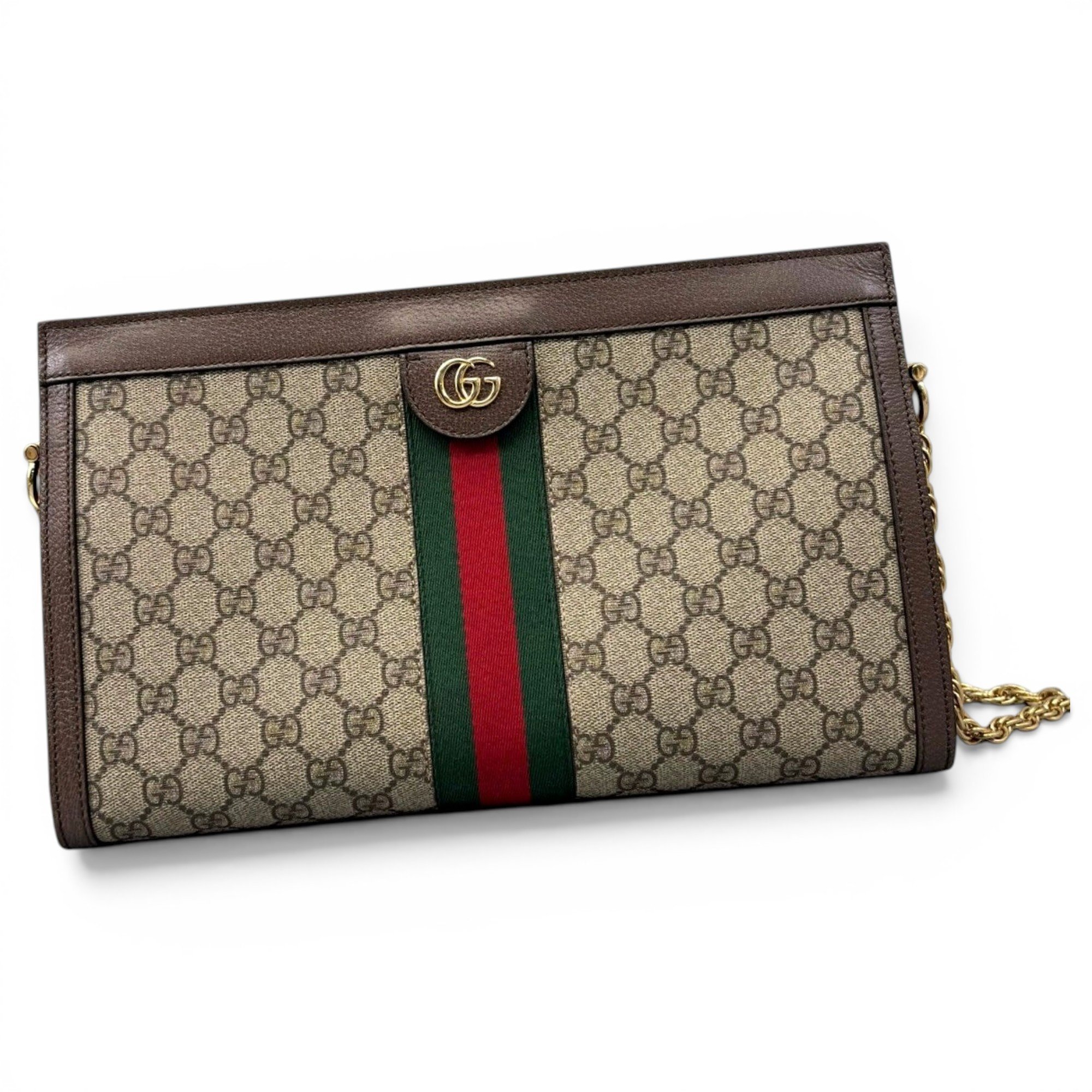 Ophidia Chain leather handbag