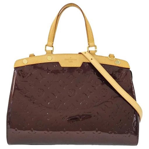 Bréa patent leather handbag